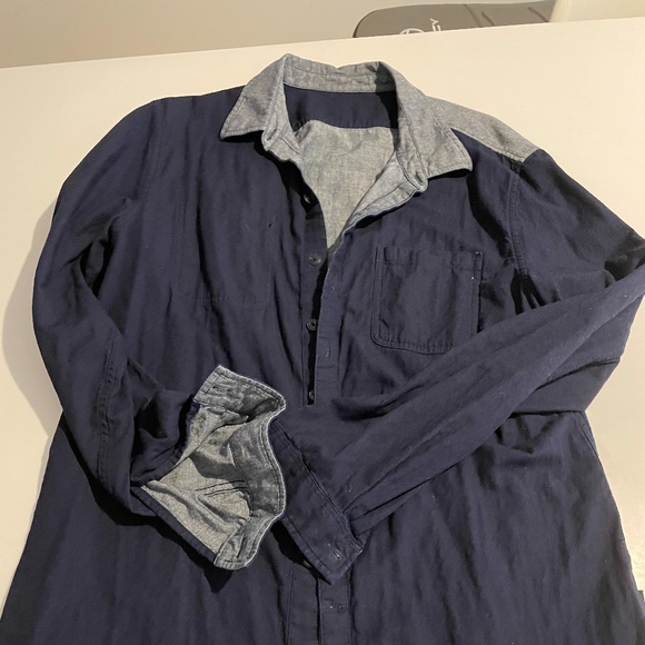 Reversible casual shirt by John Varvatos - Picture 1 of 6